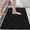 Black, variant on Djiypn 16"x24" Ultra Thin Bathroom Rugs, Low Profile Bath Mat Non-Slip Under Door Absorbent Shower Rug Washable Indoor Door Mat Small, Black