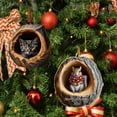thumbnail image 6 of SLYNSHome Christmas Tree Cat Ornament - 3.1 inch - Flat Acrylic Kitty 鈥?Xmas Pet Memorial Gift for Home,Car,Backbag Decoration, 6 of 6