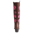 thumbnail image 4 of Bota Vaquera Larga para Mujer Dominiq Mod. 1151 Bordado de Rosas, 4 of 5
