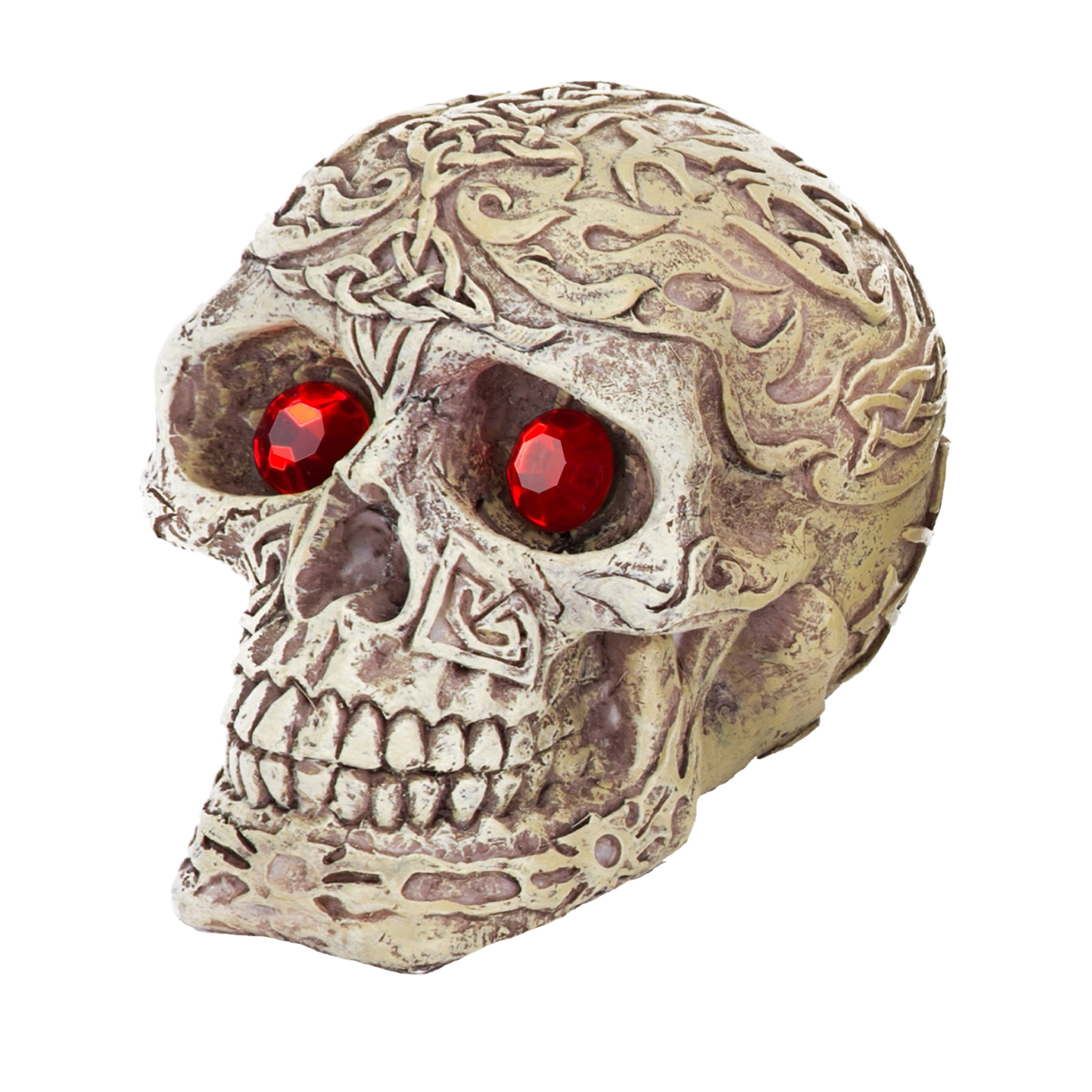 (4 pack) Penn-Plax Skull Gazers Aquarium Decor- Quality Resin for Terrarium and Fish Tanks - Mini - 1 count