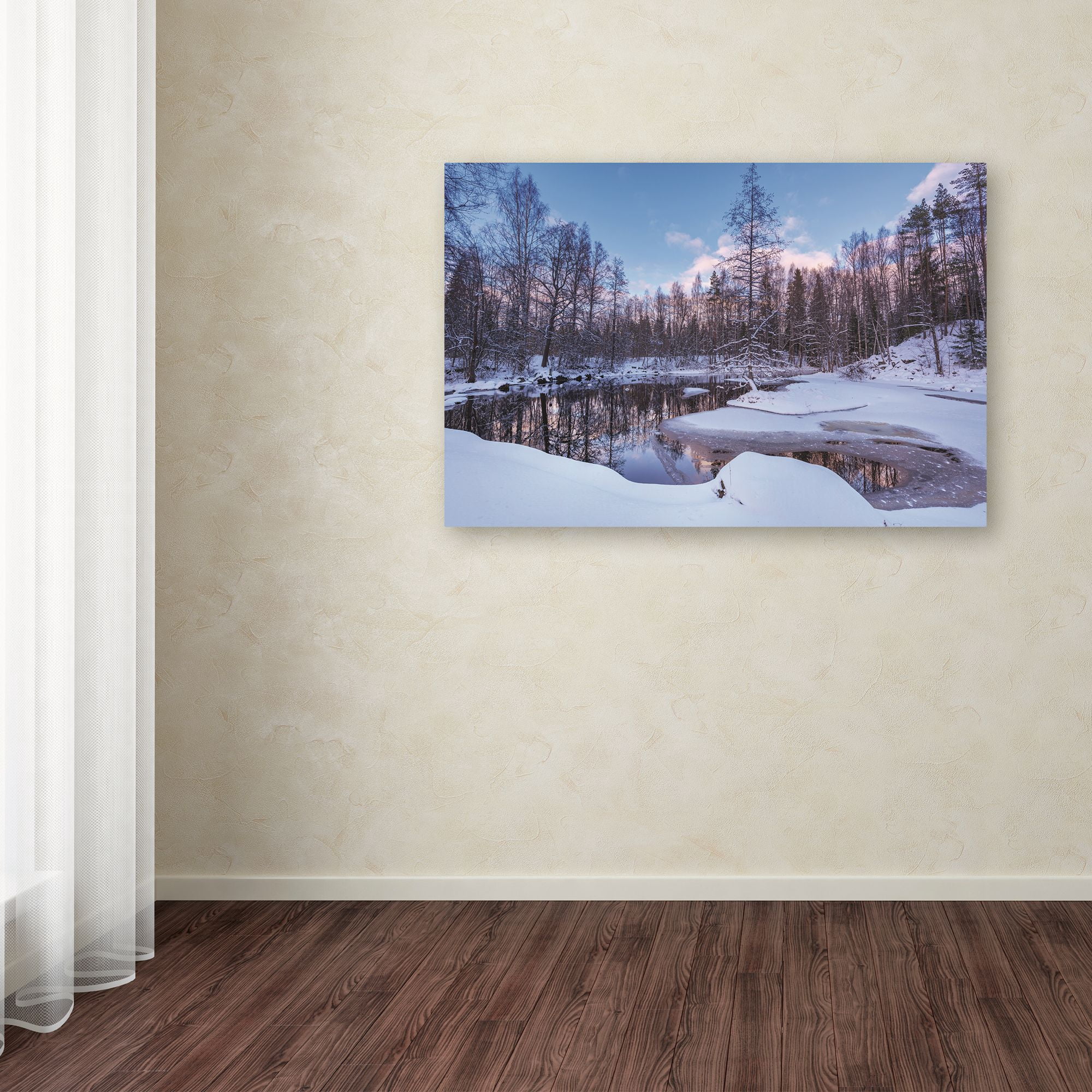 Trademark Fine Art 'In the Blue Forest' Canvas Art by Philippe Sainte-Laudy