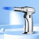 thumbnail image 1 of Encendedor de antorcha de llama azul a prueba de viento | Antorcha de turbina de butano recargable | Llama ajustable | Aleación de metal y cuerpo cerámico | Diseño resistente al viento | Para, 1 of 2