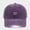 1 #love dark purple, variant on Vintage-Style Soft-Crown Baseball Cap with Heart Embroidery – Unisex Minimalist Washed Cotton Cap