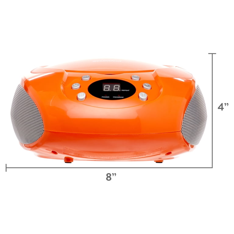 SYLVANIA SRCD261 Portable CD Player, AM/FM Radio, 20-Track, CD-R