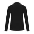 thumbnail image 6 of Trending Womens Clothes Sweatshirts for Women Solid Winter Double-sided German Velvet Warm Bottom Top With Slim Long Sleeves, 6 of 6