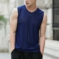 thumbnail image 3 of Men Tank Top Gym Muscle Tee Fitness Hollow Out Sleeveless Shirt for Workout, 3 of 8