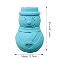 thumbnail image 3 of Dsscvnef Jouet Interactif en Caoutchouc pour Chien, Dispositif de Dentition Bonhomme de Neige, 3 of 8