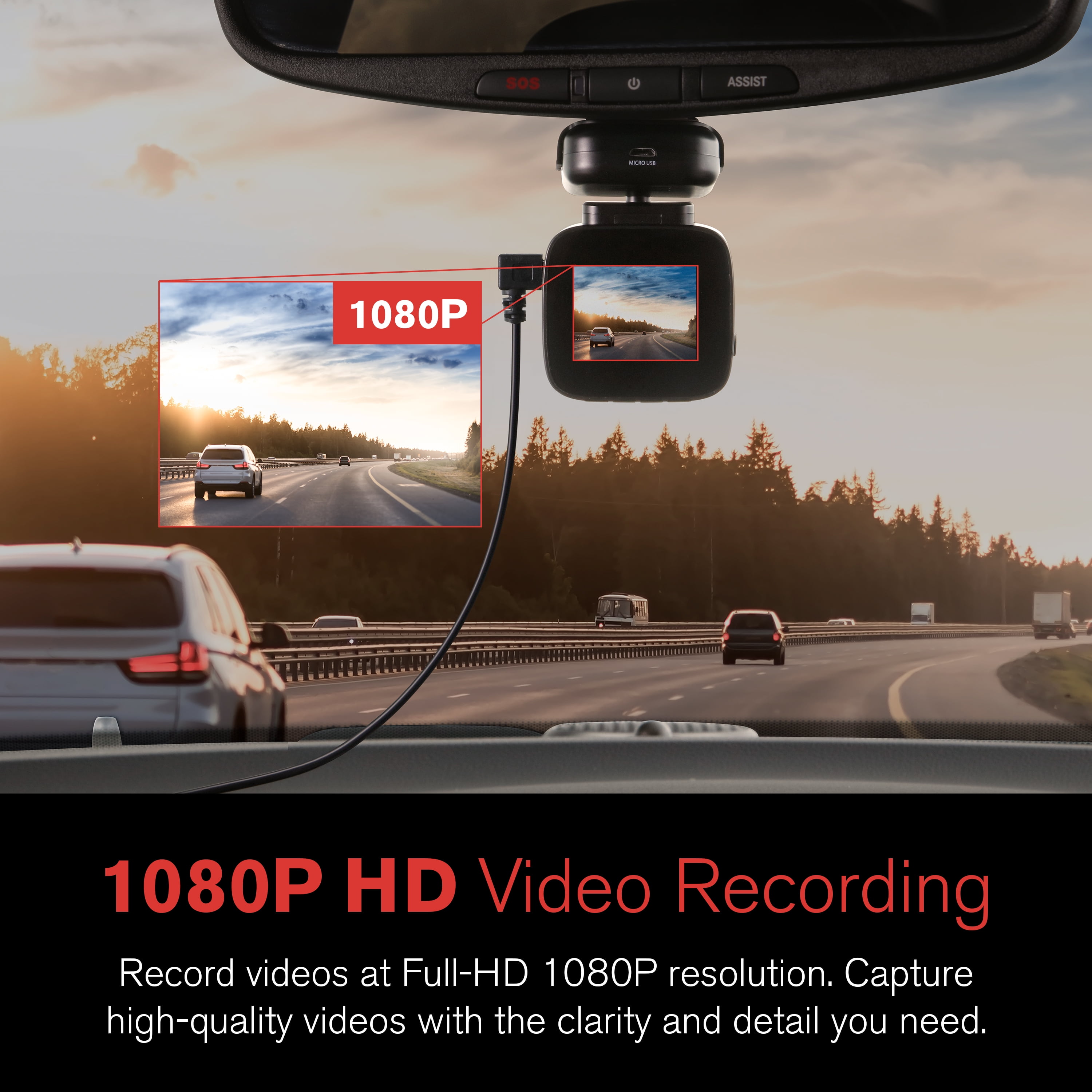 YADA 1080P Dash Cam with 2.4 LCD Monitor - Yada Auto Electronics