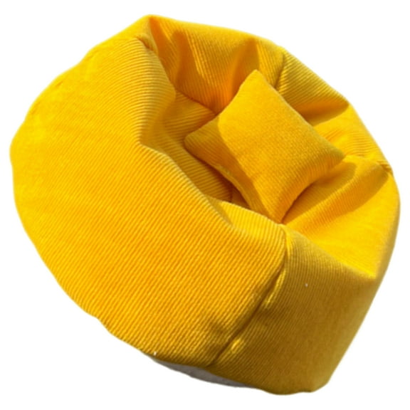 Plush Doll Furniture Set Soft Cotton Sofa And Pillow For 16cm Figurines Decorative Miniature Home Accessories