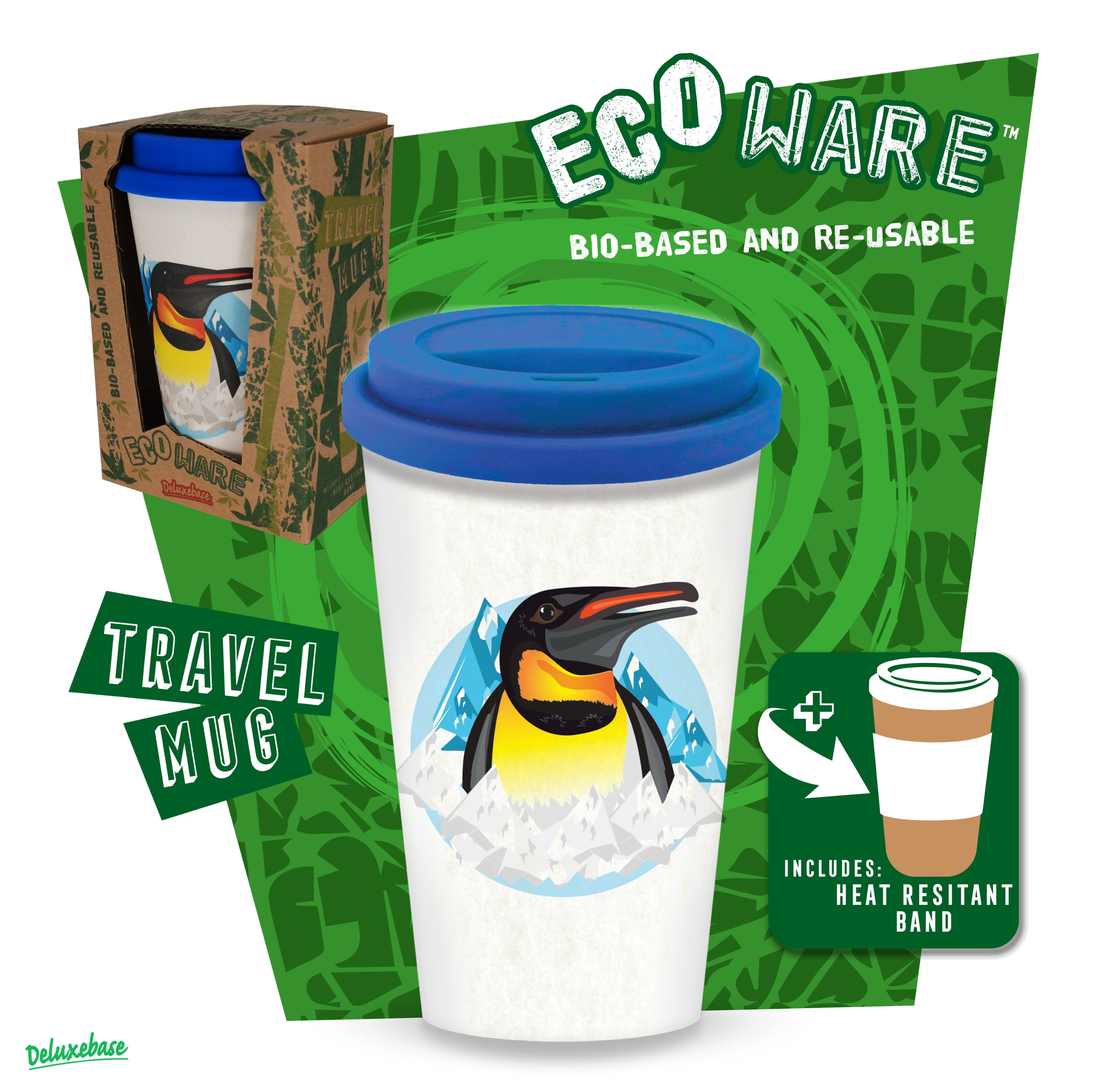 Mug De Voyage (travel Mug) Deluxebase EcoWare - Couleur Blanc - Occasion Bon état