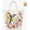 B, variant on Handmade Crochet Bee Embroidered Tote Bag Bee Floral, Floral Vintage Shoulder Purse for Women Cotton Canvas Cottagecore Beach Bag