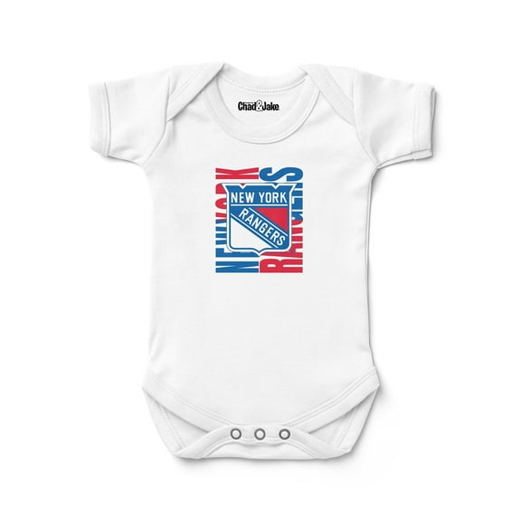 Newborn & Infant Chad & Jake White New York Rangers Bodysuit