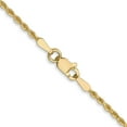 thumbnail image 5 of 14K Yellow Gold Jbsp's 1.3mm Diamond-Cut Rope Chain (18 X 1.3) Made In Peru 7058-18, 5 of 6