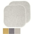 thumbnail image 2 of Sweet Home Collection Alexis Memory Foam Chair Pads Cream/Brown Set of 2, 2 of 5