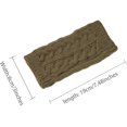 thumbnail image 3 of Gants Tricotés Sans Doigts Unisexes Marron, 3 of 6