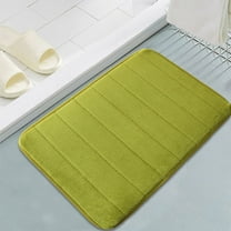 AZXY 20"x31.5" Bath Mats for Bathroom Floor,Bathroom Mats Memory Foam,Bathroom Rugs Green,Washable Quick Dry Absorbent Non Slip Bath Rugs Clearance