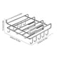 thumbnail image 3 of pstuiky Estante de almacenamiento de acero multiusos para debajo de la repisa soporte para tazas sin perforaciones soporte para tazas de café papel de cocina envoltura de plástico toallas, 3 of 6