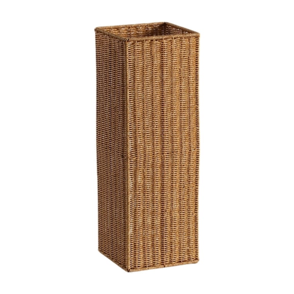 deevoka Artificial Rattan Umbrella Stand Decor Umbrella Holder for Apartment Hallway 58 cmx20 cmx20 cm