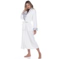 thumbnail image 3 of White Mark Women's Super Soft Lounge Robe, 3 of 6