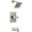Brilliance Stainless, variant on Delta T14437-SS Velum Monitor 14 Series Tub And Shower Trim Package - Brilliance Stainless