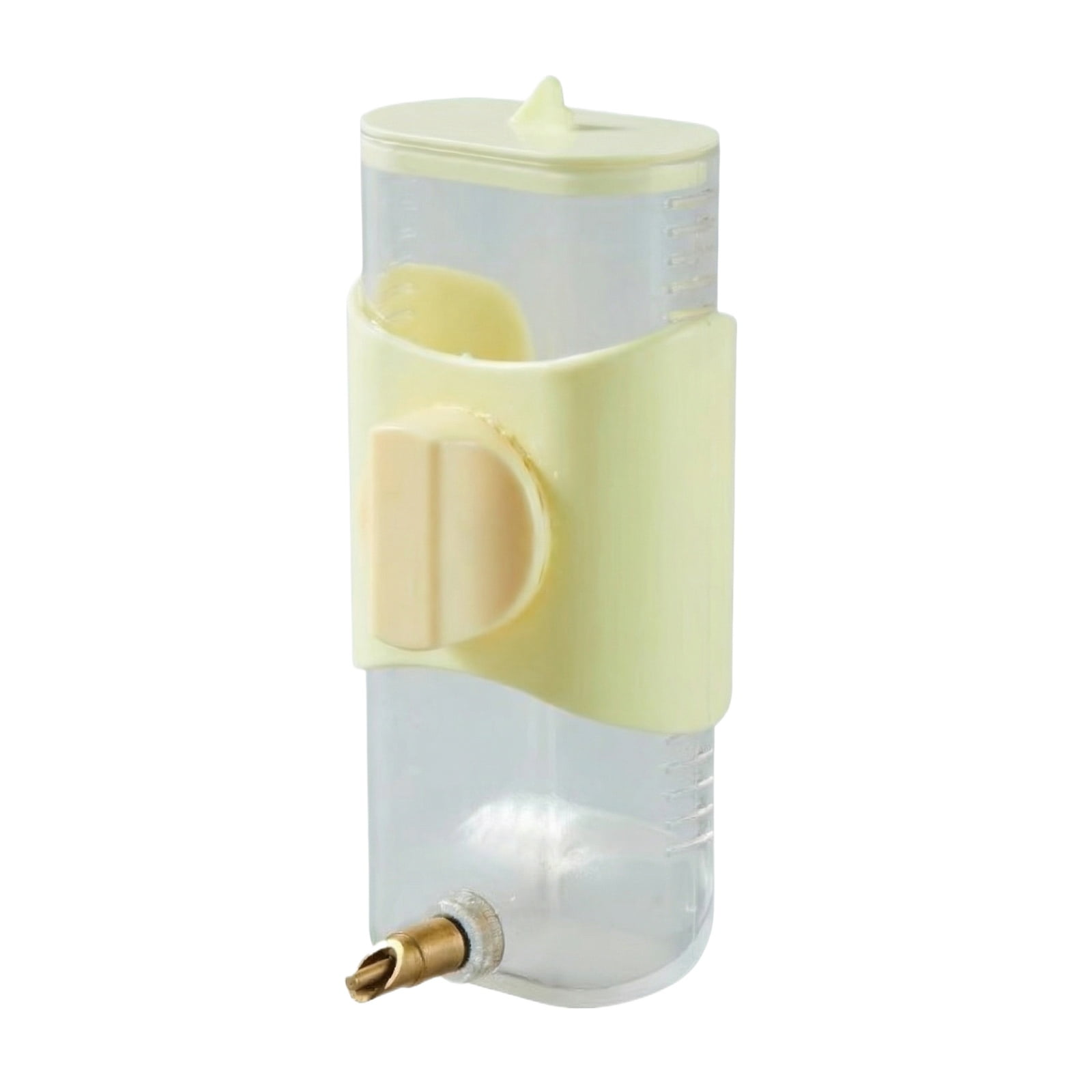 Bird Water Dispenser, Needle - Type Water Bottle with Yellow Clip, for Small Birds like Parakeets, Cockatiels, Finches, Canaries