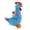 Blue, variant on Plush Squeaky Chicken Dog Toy, Soft Cartoon Rooster Chew Toy for Teething, Indoor Play, and Boredom Relief for Dogs and Puppies(Blue,32)