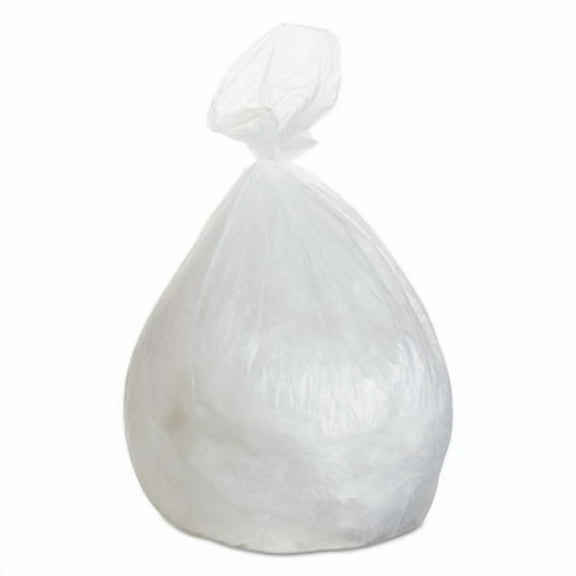 High Density Can Liners 56 gal, 13 microns, 43" x 46", Natural, 200/Carton