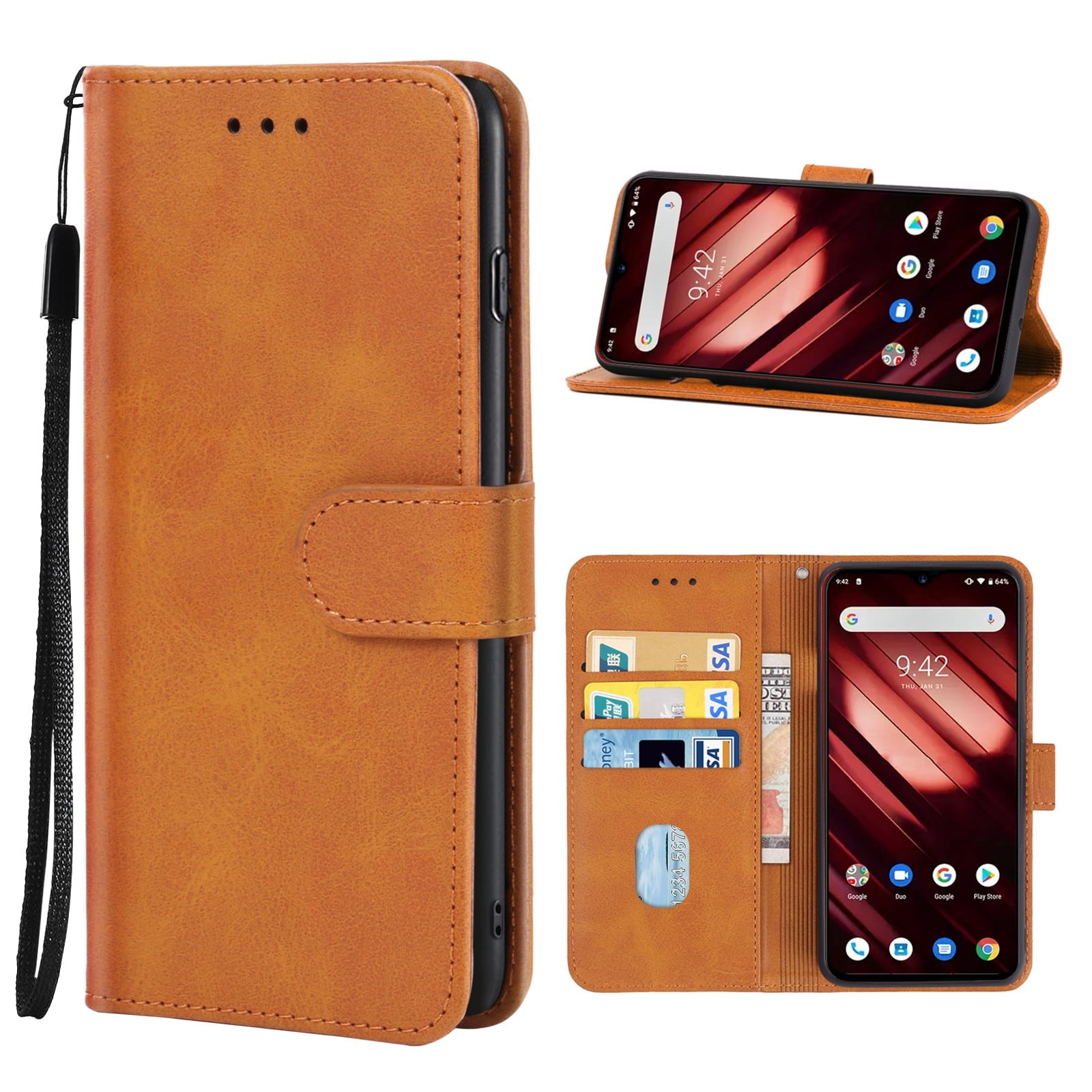 Leather Phone Case For UMIDIGI F1 Play