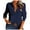 Navy, variant on ATOYSOY Solid Color Coat Loose Business Jackets for Women Outwear Trendy Open Front Cardigan Pockets Fall Winter Long Sleeve Shirts Tops Casual Shackets Black L