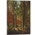thumbnail image 1 of ARTCANVAS Autumn Woods 1865 Canvas Art Print by William Trost Richards - Size: 40" x 26" (1.50" Deep), 1 of 9