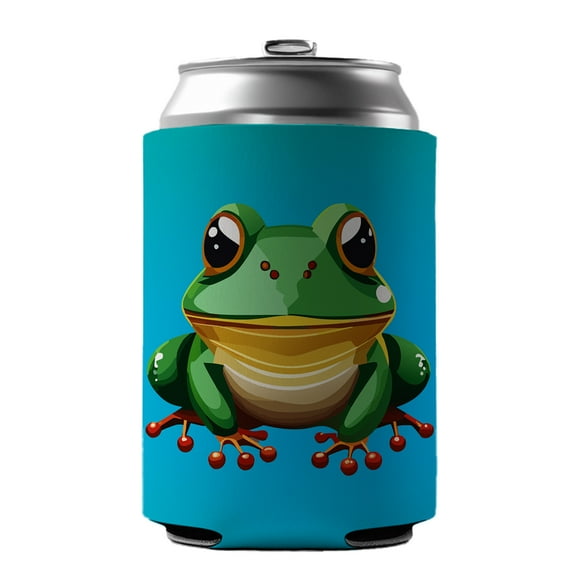 Frog Cute Drink Beer Soda Insulated Sleeve Holder Can Cooler Hugger