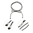 thumbnail image 4 of Unique Bargains 1 Pc Festival Wrap Belt Elegant Four Pearl Knotted Adjustable Waist Cord for Women Black, 4 of 5
