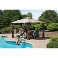 thumbnail image 2 of Shelterlogic Cypress 10' X 12' Vented Soft Top Gazebo And Screenhouse In Bronze, 2 of 16
