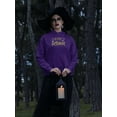 thumbnail image 2 of 31 St October Happy Halloween Hoodie Women -Image by Shutterstock, Female Large, 2 of 4