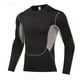 thumbnail image 1 of Mallas deportivas de entrenamiento de baloncesto de manga larga para hombre, ropa para correr de secado rápido, ropa de fitness transpirable y de alta elasticidad, 1 of 4