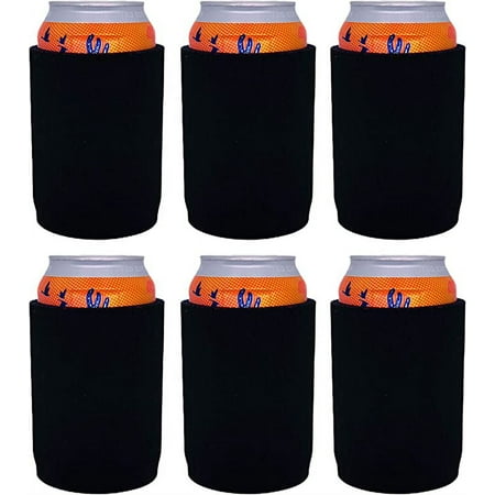 

Blank Neoprene Full Bottom Can Coolie (6 Pack Black)