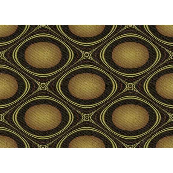 Ahgly Company Indoor Rectangle Patterned Midnight Gray Area Rugs, 4' x 6'