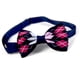 thumbnail image 5 of Collares para perros Greeniant corbatas de lazo Cachorro azul a cuadros, 5 of 6