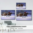 thumbnail image 5 of Christmas Rush - Framed Gallery Wrapped Holiday Canvas - 27 x 41 - White Frame, 5 of 9