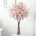 thumbnail image 3 of Nearly Natural 32in. Artificial Cherry Blossom Arrangement with Glass Cylinder Vase, Pink, 3 of 3