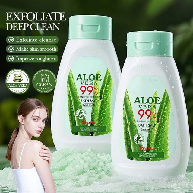 EGNMCR Aloe Veras Cleansing Exfoliating Bath For Hydrating And Exfoliating bath salt