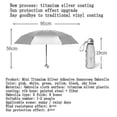 thumbnail image 3 of 8 Costillas Bolsillo Mini Umbr Anti Uv Paraguas Sol Umbr Lluvia Umbres Portátiles Plegables Para Mujeres Hombres, 3 of 5