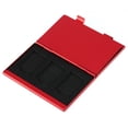 thumbnail image 4 of Memory Card Case,Portable Aluminum for 6pcs SD Card Holder SD Card Case Cutting-Edge Features, 4 of 11
