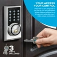 thumbnail image 7 of TurboLock TL-201 Electronic Keypad Deadbolt Keyless Entry Door Lock w/Code Disguise, 21 Programmable Codes, 1-Touch Locking + 3 Backup Keys, 7 of 7