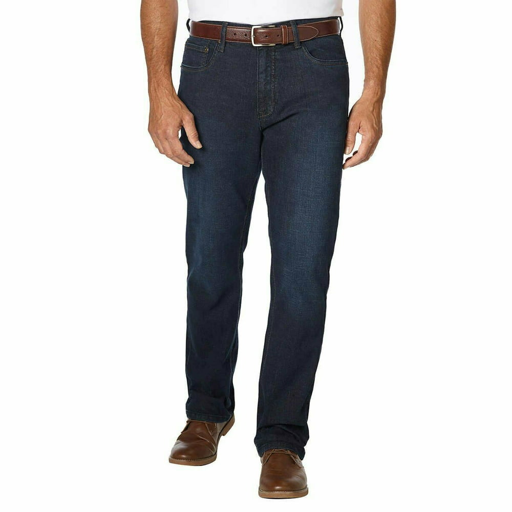 Urban Star Urban Star Men's Relaxed Fit Straight Leg Stretch Jeans Blue 38x30