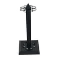 thumbnail image 1 of S SERENABLE Support de Queue de Billard 8 Trous Rangement d'Angle pour Club Salle de Billard Garage Noir, 1 of 9