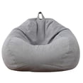 thumbnail image 1 of Linen Cloth Lounger Seat Cover for Sofas and Chairs, Bean Bag Style for Living Room Comfort Comfort 100*120cm, 1 of 5