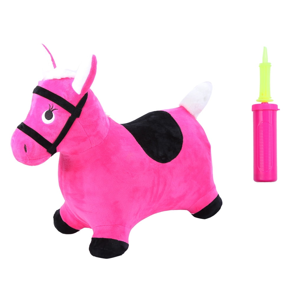 Hopping Horse Outdoors Ride On Bouncy Animal Play Toys Inflatable