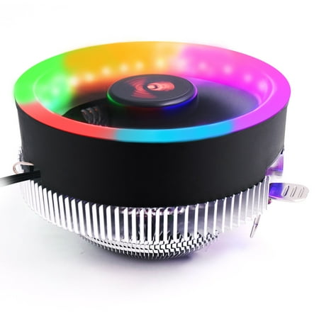 LED CPU Cooler Cooling fan Radiator For Intel 775/1150/1156 AMD