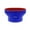 MultiColor, variant on HPS Performance  60 mm Silicone Oval to Round Coupler Hose for 2007-2014 Ford Mustang Shelby GT500, Blue